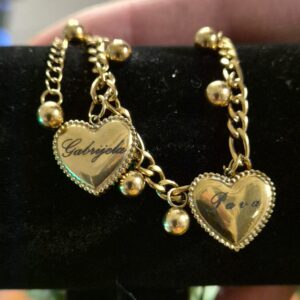 Bracelet with hearts