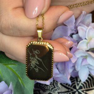 Necklace,mother with children hands