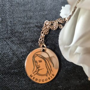 Necklace Virgin Mary Međugorje