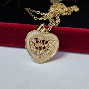 Tree of life,necklace,shape of hearth